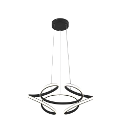 Narida lampa wisząca LED czarny mat 336701-02 REALITY - zdjęcie produktu